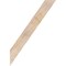 Ekena Millwork 5 1/2"W x 28"D x 40"H Traditional Smooth Knee Brace, Douglas Fir BRC06X28X40TRA00SDF - alternate 2